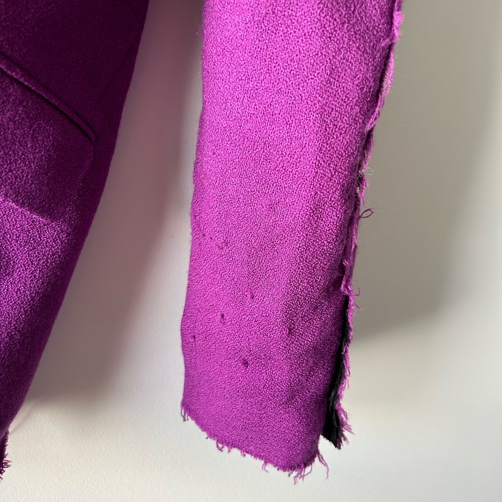 Golden Goose Deluxe Brand purple distressed blazer jacket SOLD AS IS - Picture 9 of 10